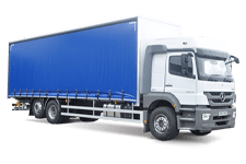 Car Hire Lisburn - 26 Tonne Curtain Side Truck - Truck hire Lisburn